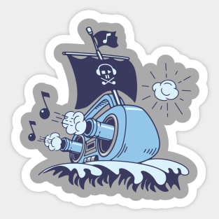 MUSICAL SHIP Sticker